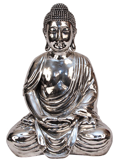 Electroplated Sitting Buddha Large
